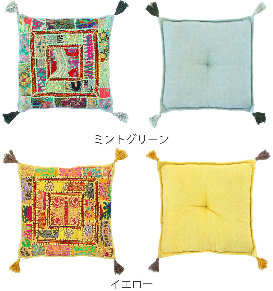 チェアパッド カンバディアパッチ SQチェアパッド 33×33cm 四角