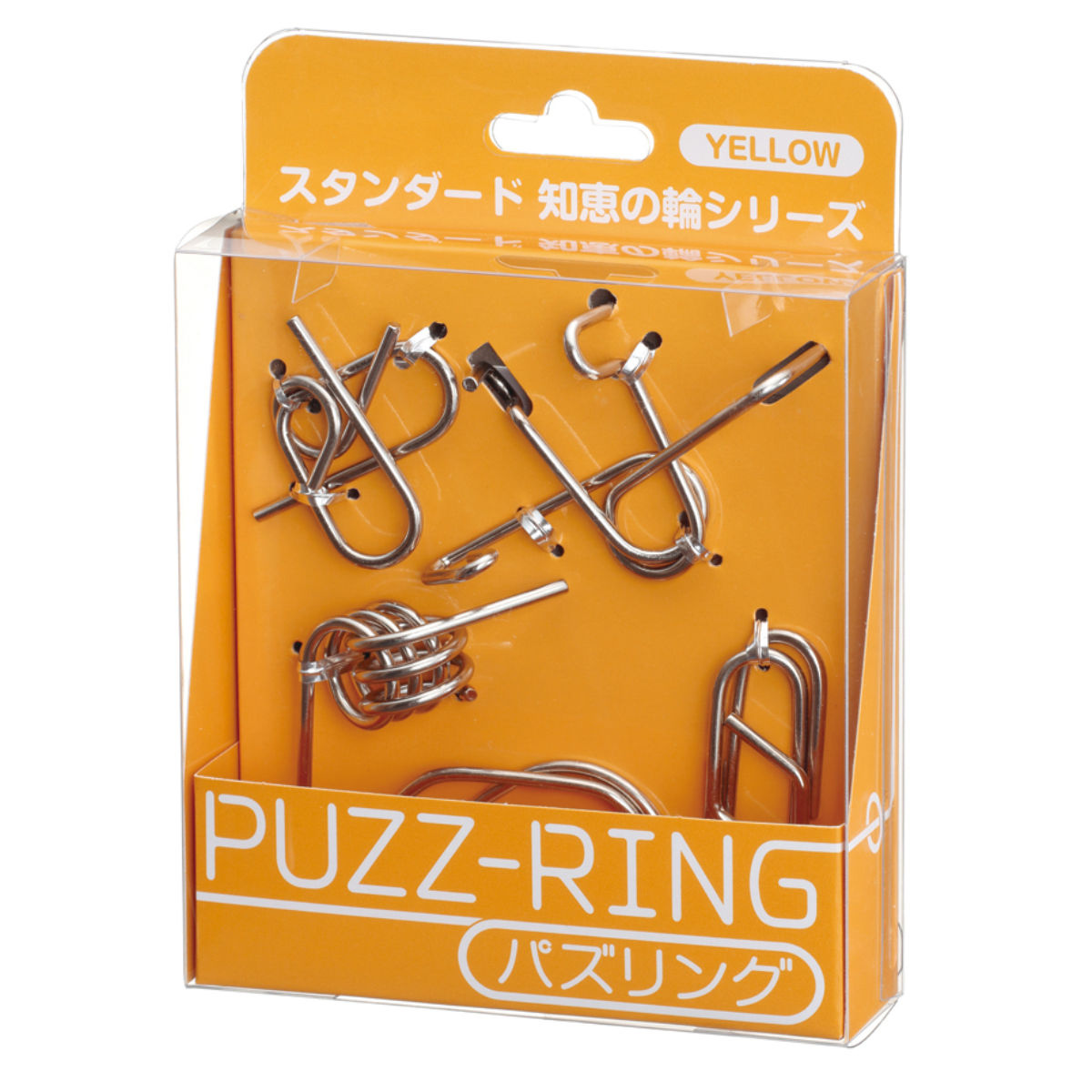 ハナヤマ 知恵の輪 パズリング レッド （ ちえのわ 5個セット パズル