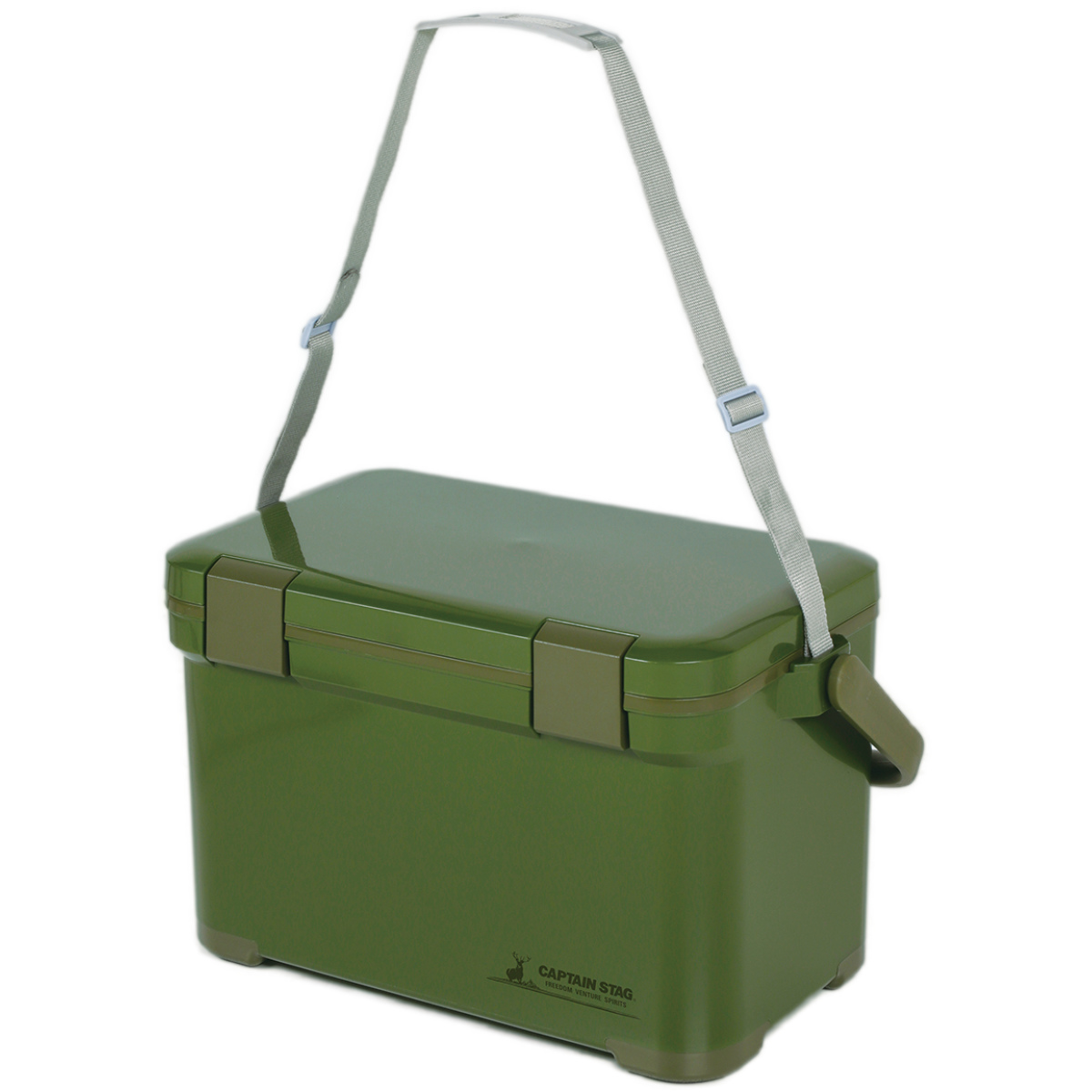 クーラーボックス 20L ハードタイプ ジャングルクーラー20 キャプテンスタッグ （ CAPTAIN STAG 保冷 保冷ボックス20リットル クーラー 冷蔵ボックス ）