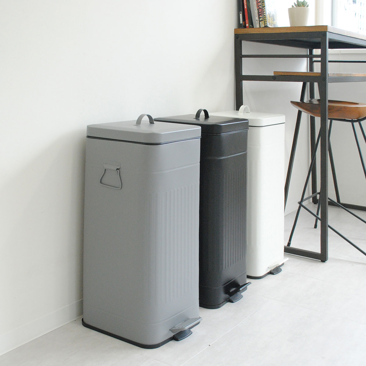 アントレックス ゴミ箱 30L Galva ペダル式 （ ごみ箱 30リットル