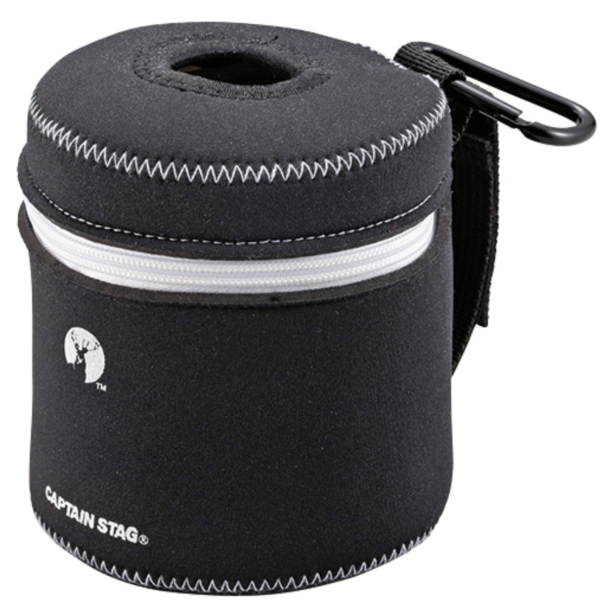 アウトドア ペーパーホルダー CS トイレットペーパーケース キャプテンスタッグ （ CAPTAIN STAG トイレットペーパー ロールペーパーホルダー カラビナ付き ）
