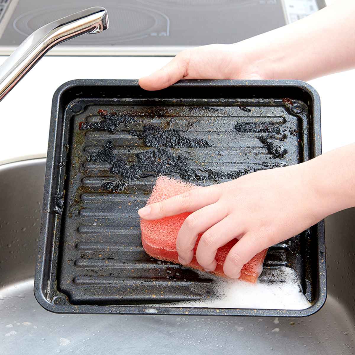 アイメディア 大型トースター専用トレー マーブル （ 角型 正方形