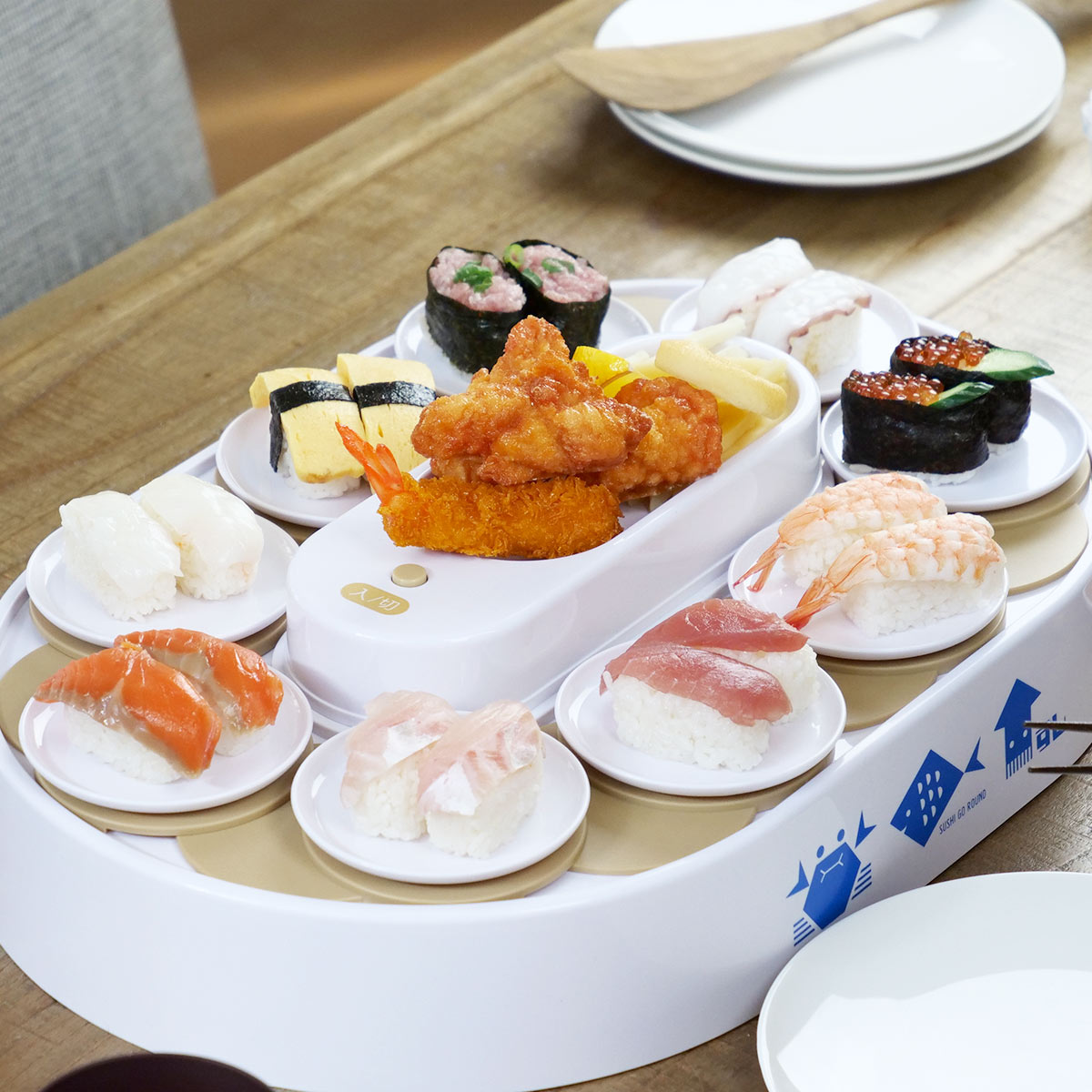 回転寿司 ホワイト おウチで楽しい回転寿司 （ パーティーグッズ クッキングトイ ） | パール金属 | 10