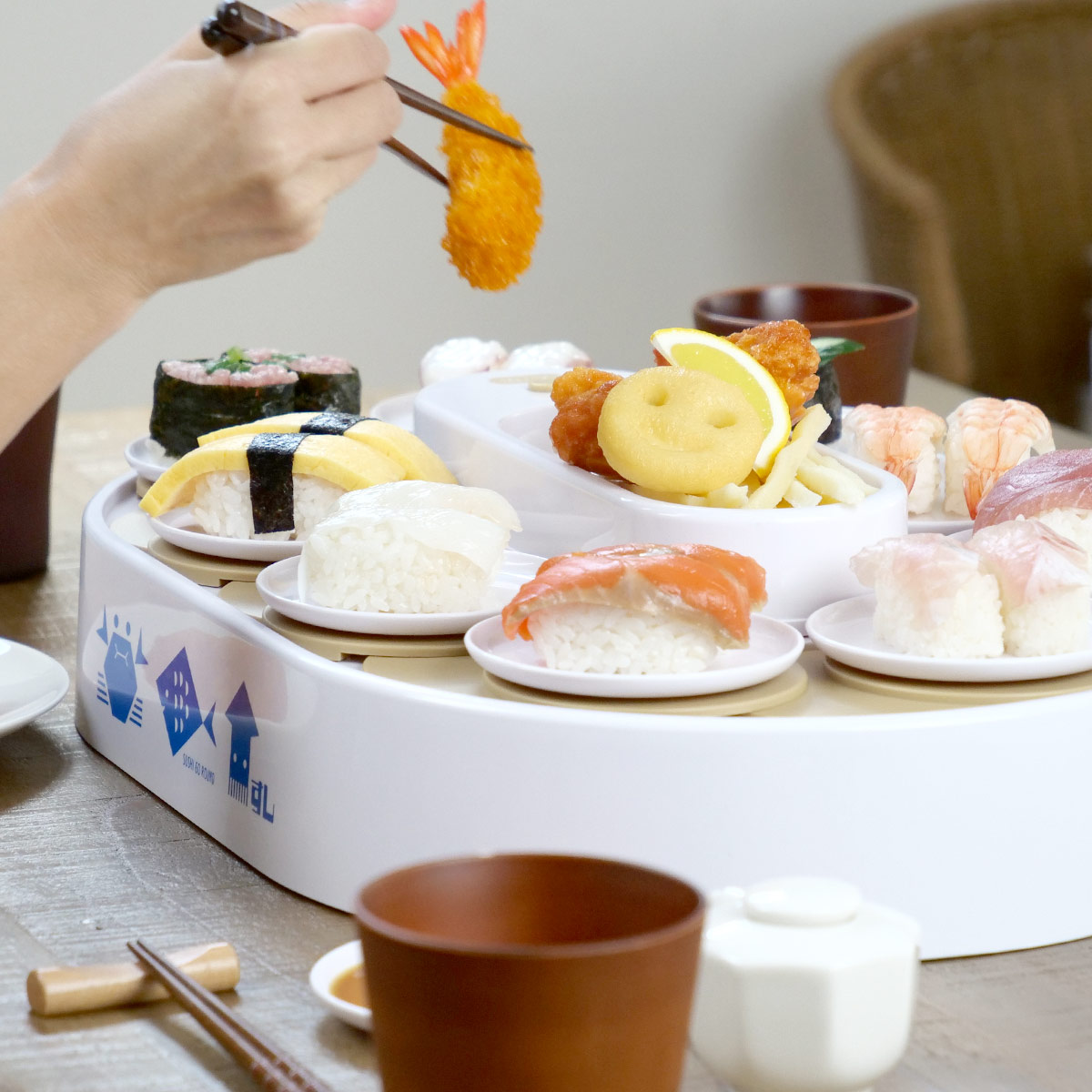回転寿司 ホワイト おウチで楽しい回転寿司 （ パーティーグッズ クッキングトイ ） | パール金属 | 11