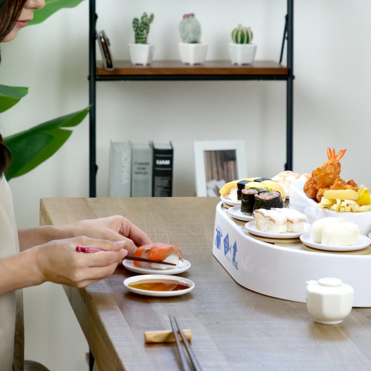 回転寿司 ホワイト おウチで楽しい回転寿司 （ パーティーグッズ クッキングトイ ） | パール金属 | 13