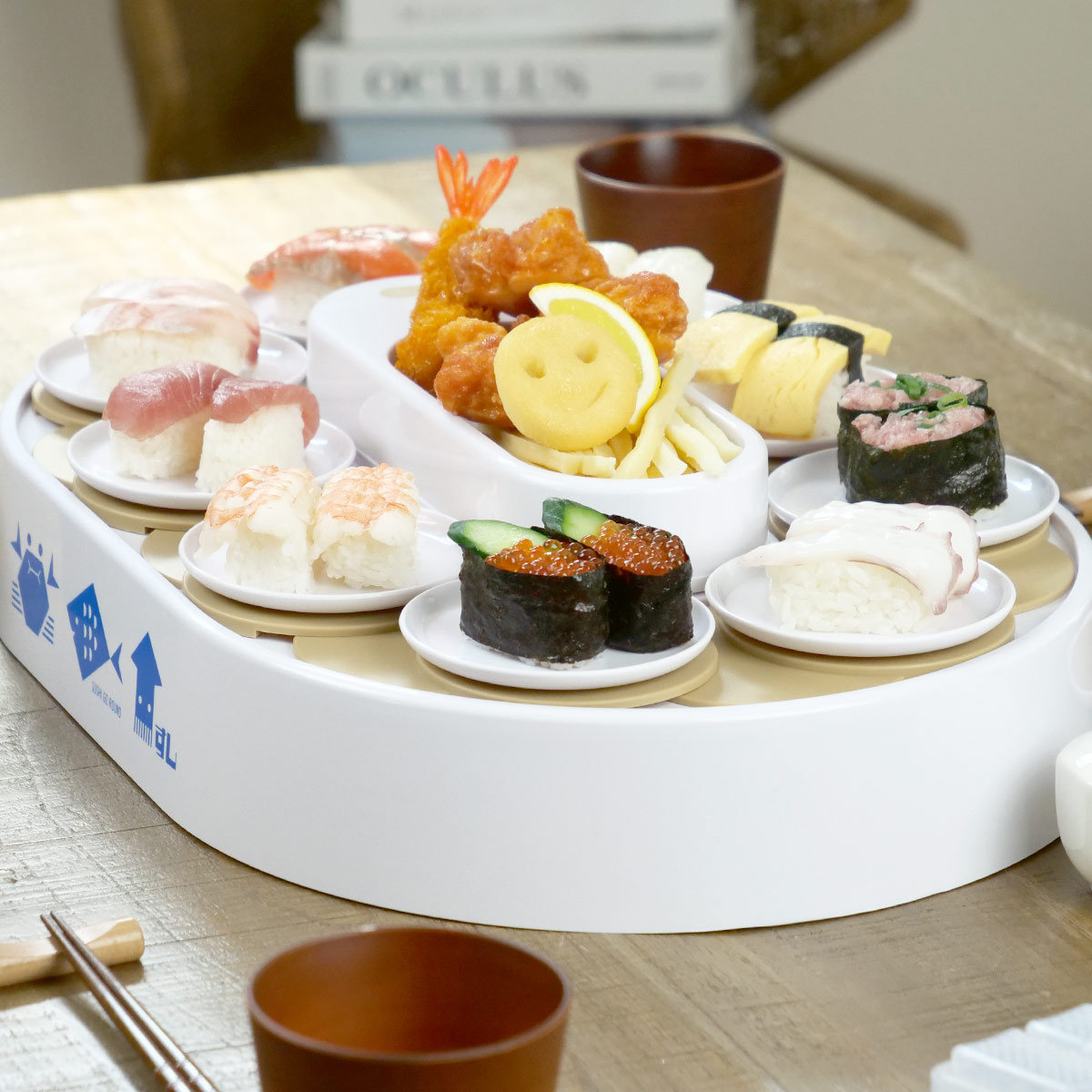 回転寿司 ホワイト おウチで楽しい回転寿司 （ パーティーグッズ クッキングトイ ） | パール金属