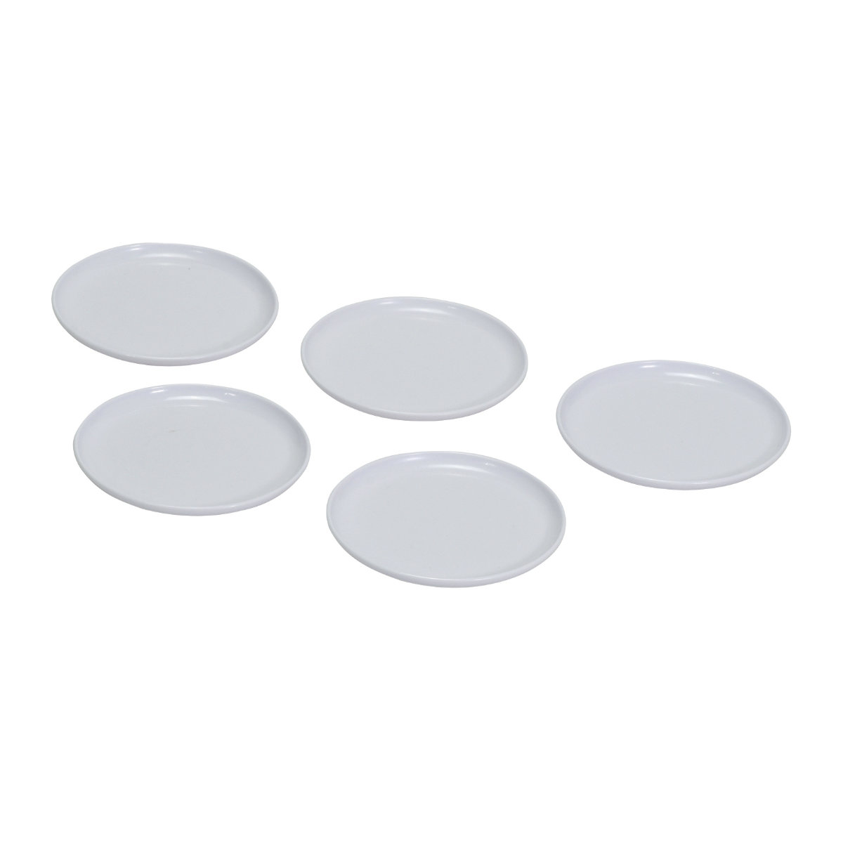 回転寿司 ホワイト 皿 5枚入り おウチで楽しい回転寿司 （ 部品 パーツ お皿 ） | パール金属 | 01