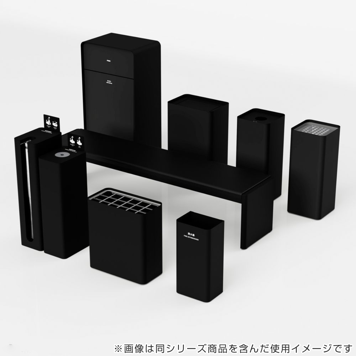 ミヅシマ工業 業務用傘立て 18本立 Mseries （ 法人限定 傘立て かさた