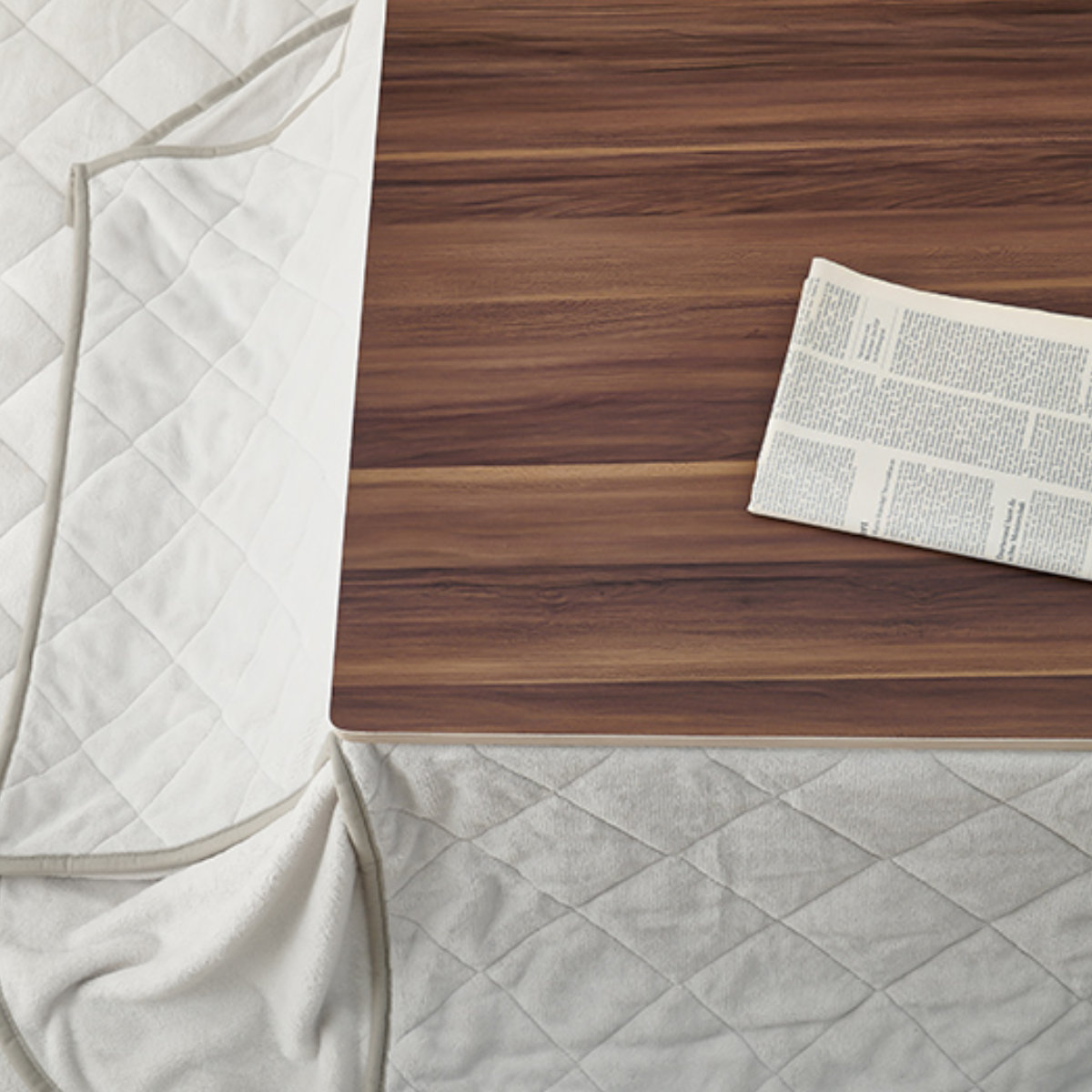 HAGiHARA（萩原） こたつ天板 105×75cm 長方形 木目調 リバーシブル