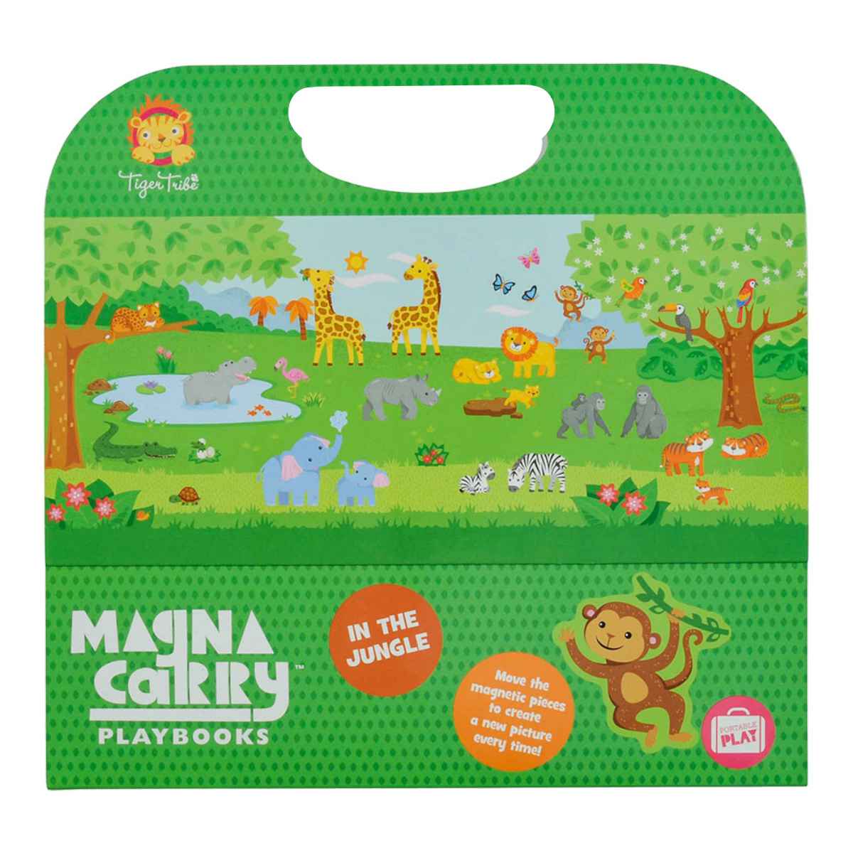 おもちゃ マグネットバッグ 動物 （ 知育玩具 玩具 磁石 マグネット アニマル 子供 幼児 キッズ 3歳 男の子 女の子 ）