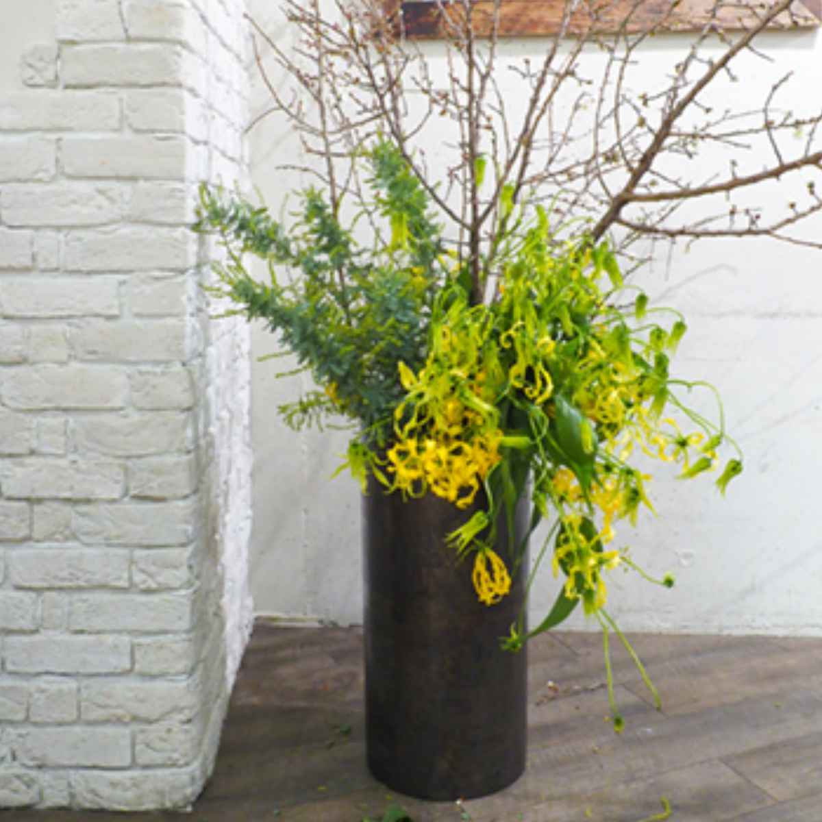 植木鉢 AMシリンダーロング 直径29×高さ60cm （ プランター プラントポット 植物用ポット 花器 鉢カバー ポット 花瓶 花びん ）_5