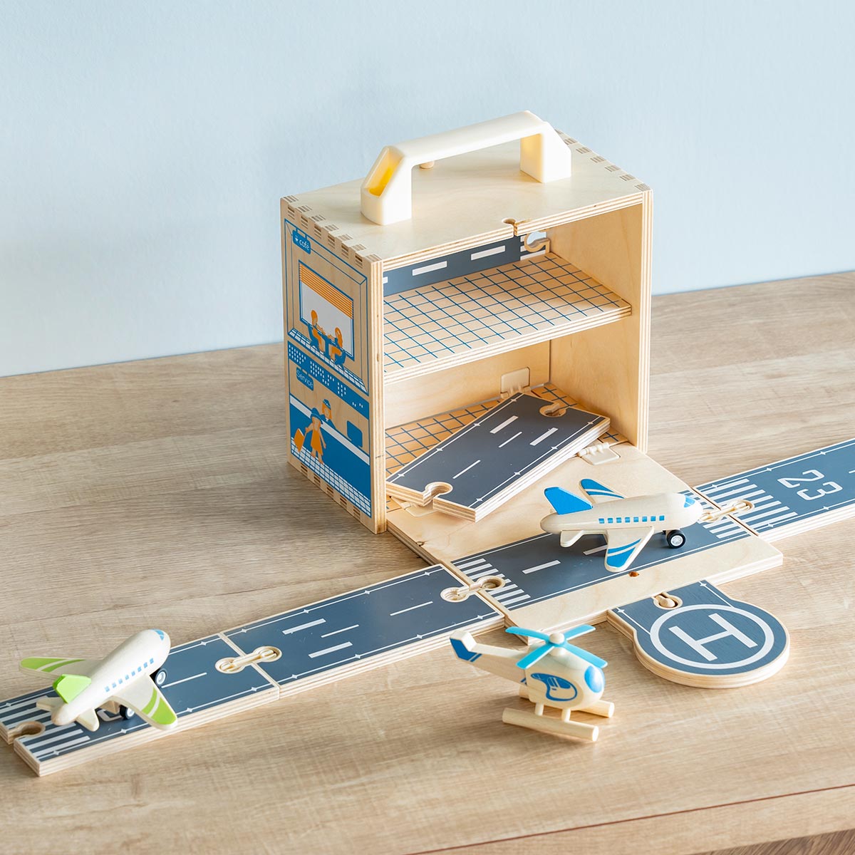 おもちゃ ウッドボックス 飛行機 木製 （ 木製おもちゃ 木のおもちゃ