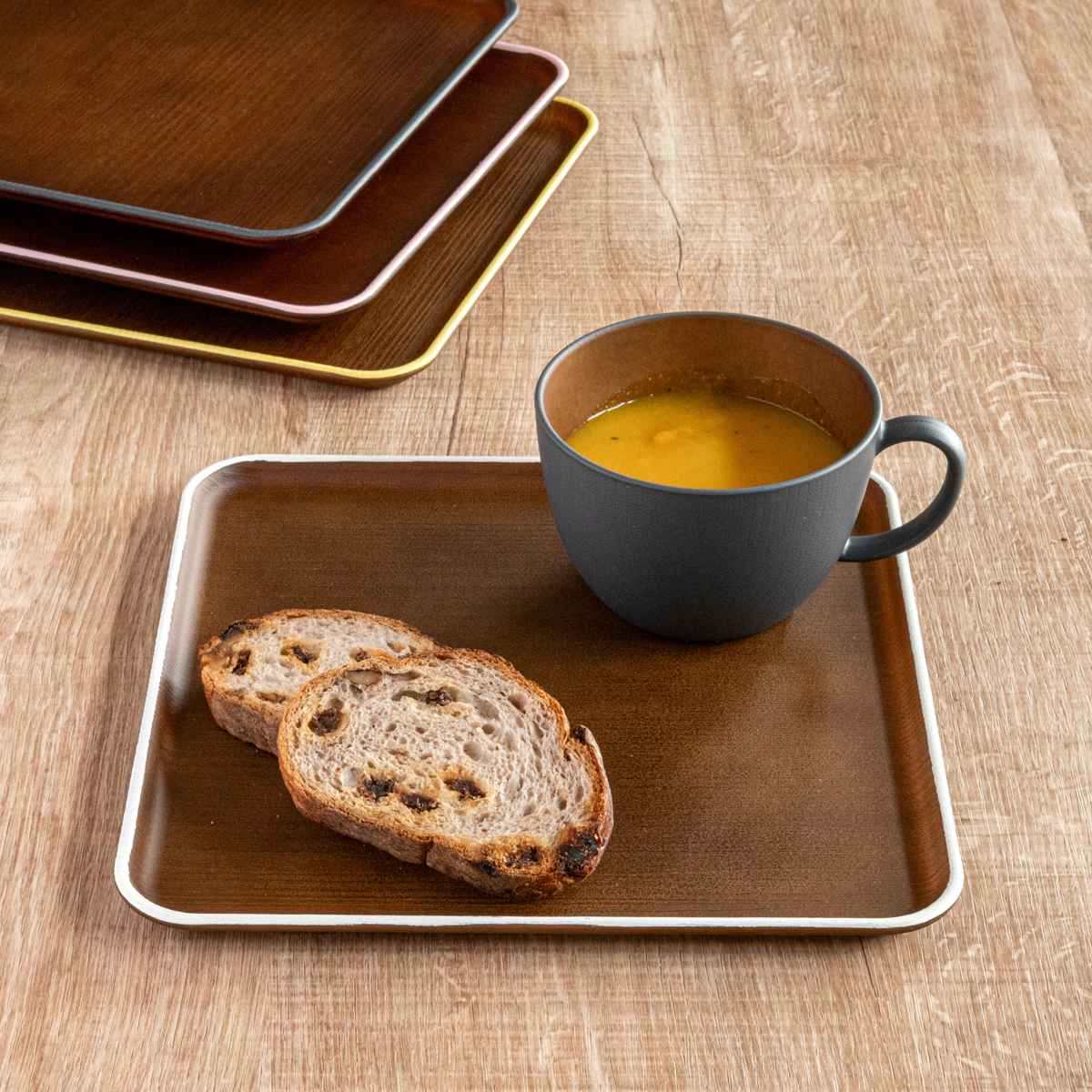 �g���[ ���p 24cm �ؖڒ� isso ecco ���F5���Z�b�g �i �g���C �J�t�F�g���[ ���~ �X�N�G�A �����` �j