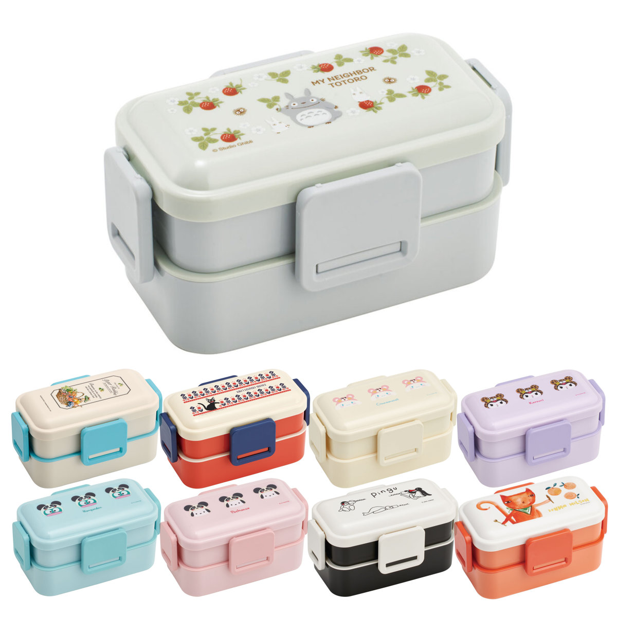 スケーター お弁当箱 2段 抗菌 600ml 抗菌2段ふわっと弁当箱
