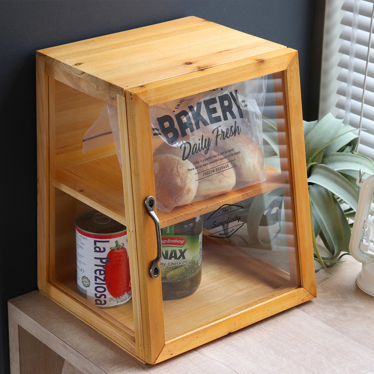 HABITER（アビテ） ミニショーケース ボワシー ガラスケース 木製