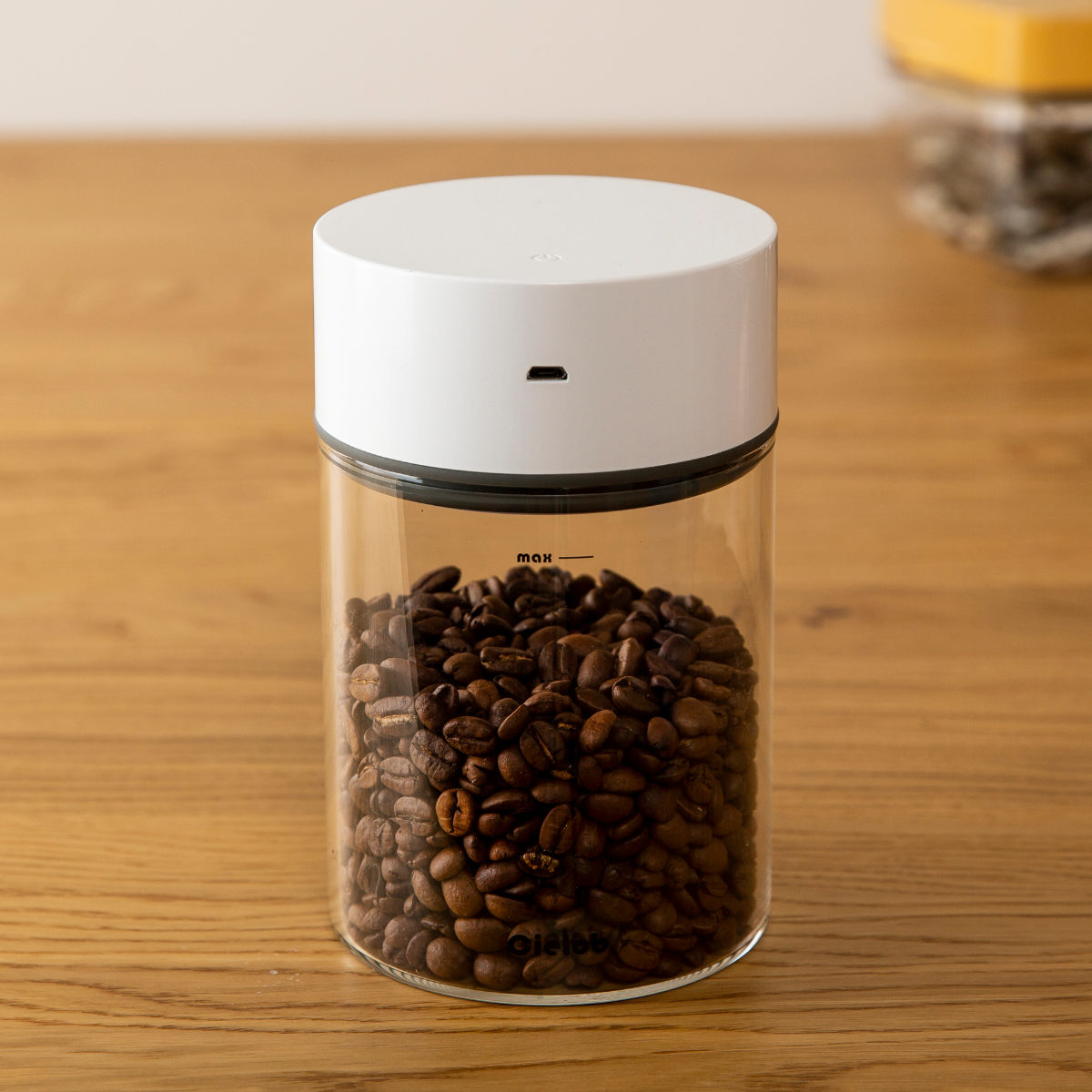 保存容器 700ml Cielob 自動真空キャニスター ラウンド （ セーロブ