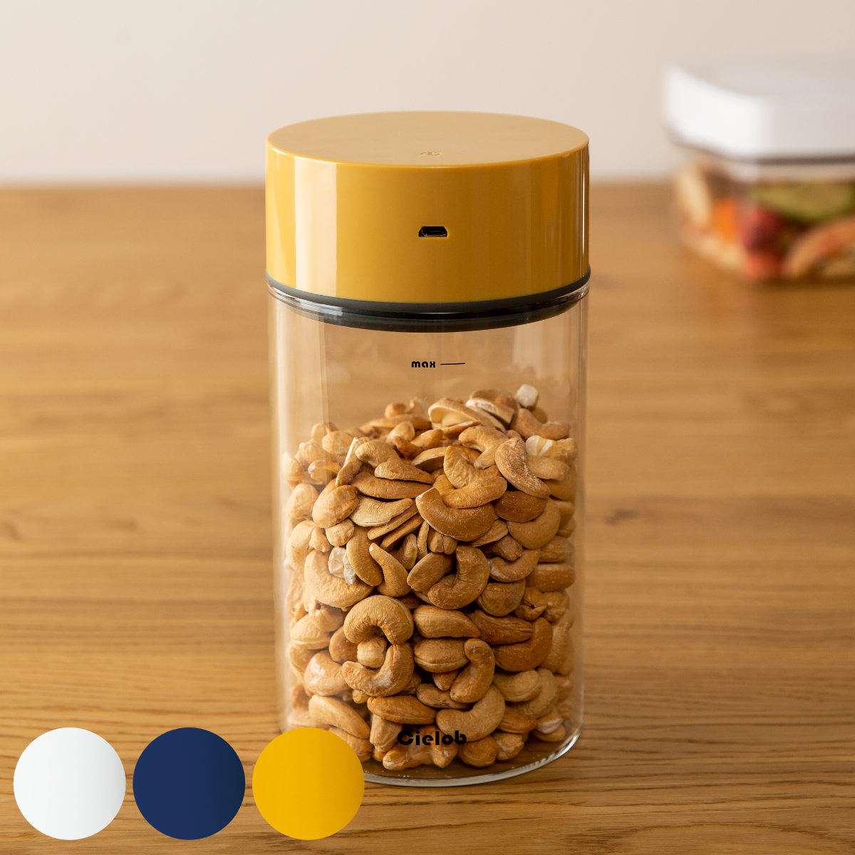 �ۑ��e�� 900ml Cielob �Z���[�u �����^��L���j�X�^�[ ���E���h �i �Z�[���u �L���j�X�^�[ �^��ۑ��e�� ���e�� �^�� �ۑ� �����^�� ���� �K���X 0.9L �j