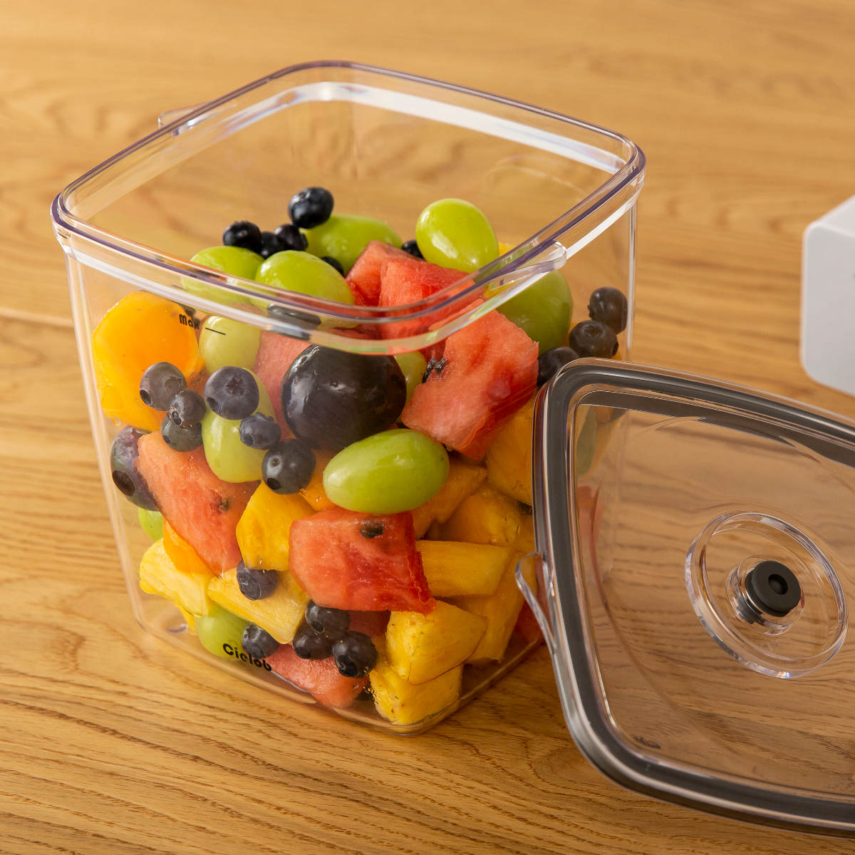 �ۑ��e�� 2.5L Cielob �^��L���j�X�^�[ �X�N�G�A �i �Z�[���u �L���j�X�^�[ �d�� �^�� ���e�� �ۑ� �e�� ���� 2500ml �j