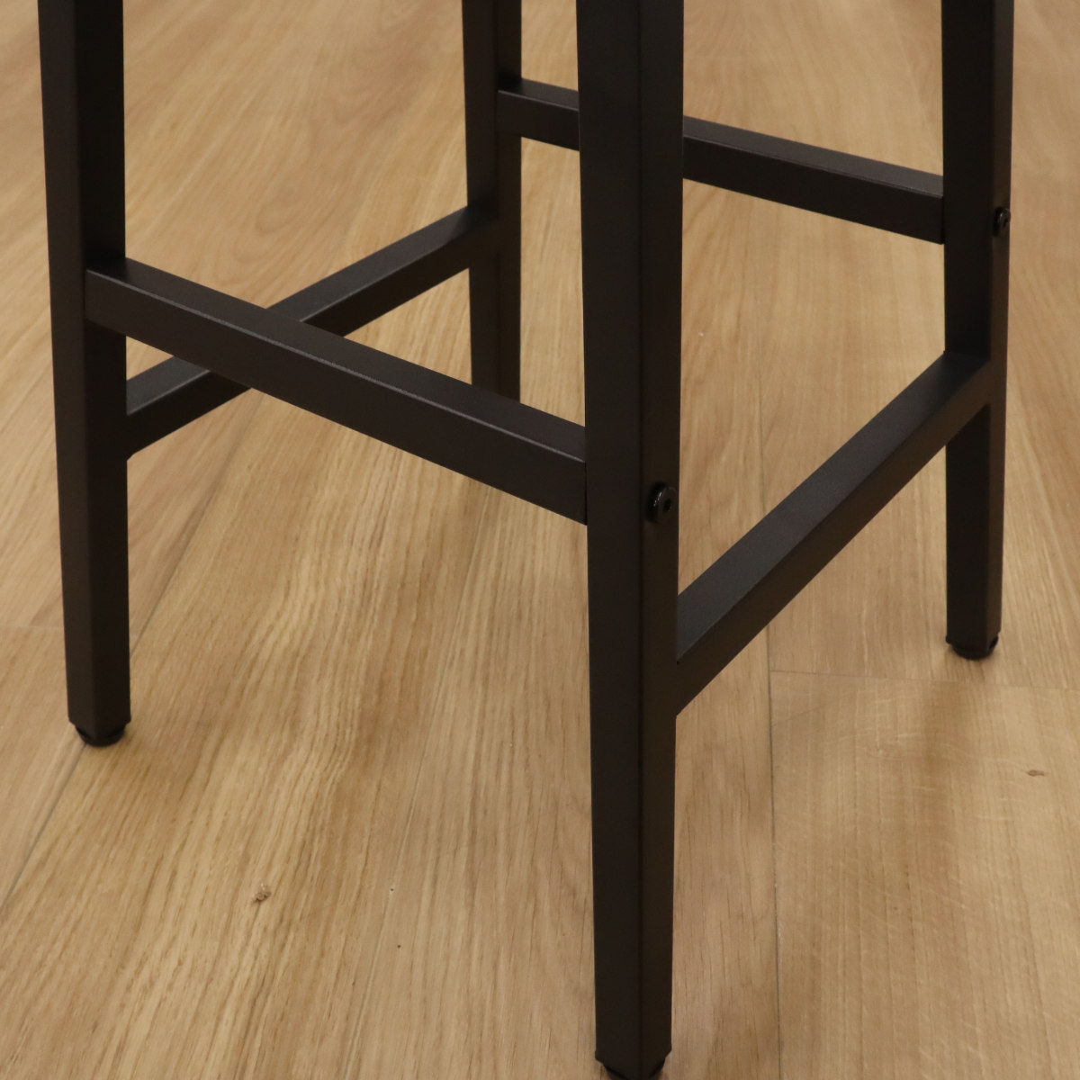 エイ・アイ・エス カウンタースツール 2脚セット 高さ60cm 木目調 （ 2