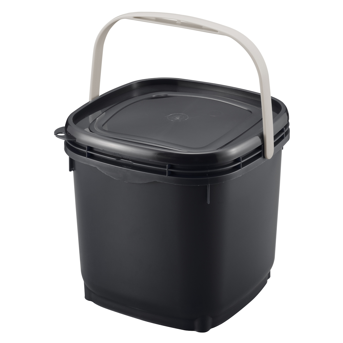アウトドア収納ボックス 15L キャンパー6 （ 収納ボックス バケツ 15リットル 木炭入れ 収納バケツ 収納 フタ付き ）