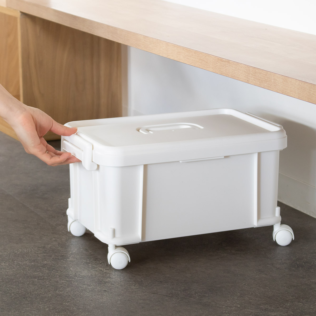 SANKA 収納ボックス ナチュラトラックス 幅38.8×奥行24.6×高さ17.5cm