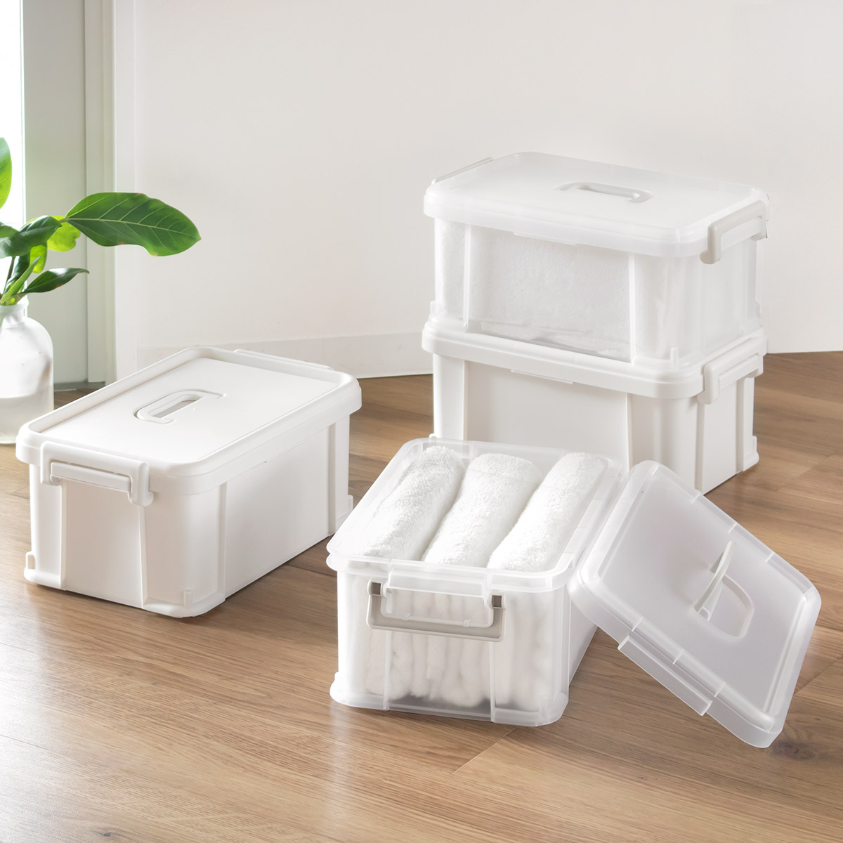 SANKA 収納ボックス ナチュラトラックス 幅38.8×奥行24.6×高さ17.5cm