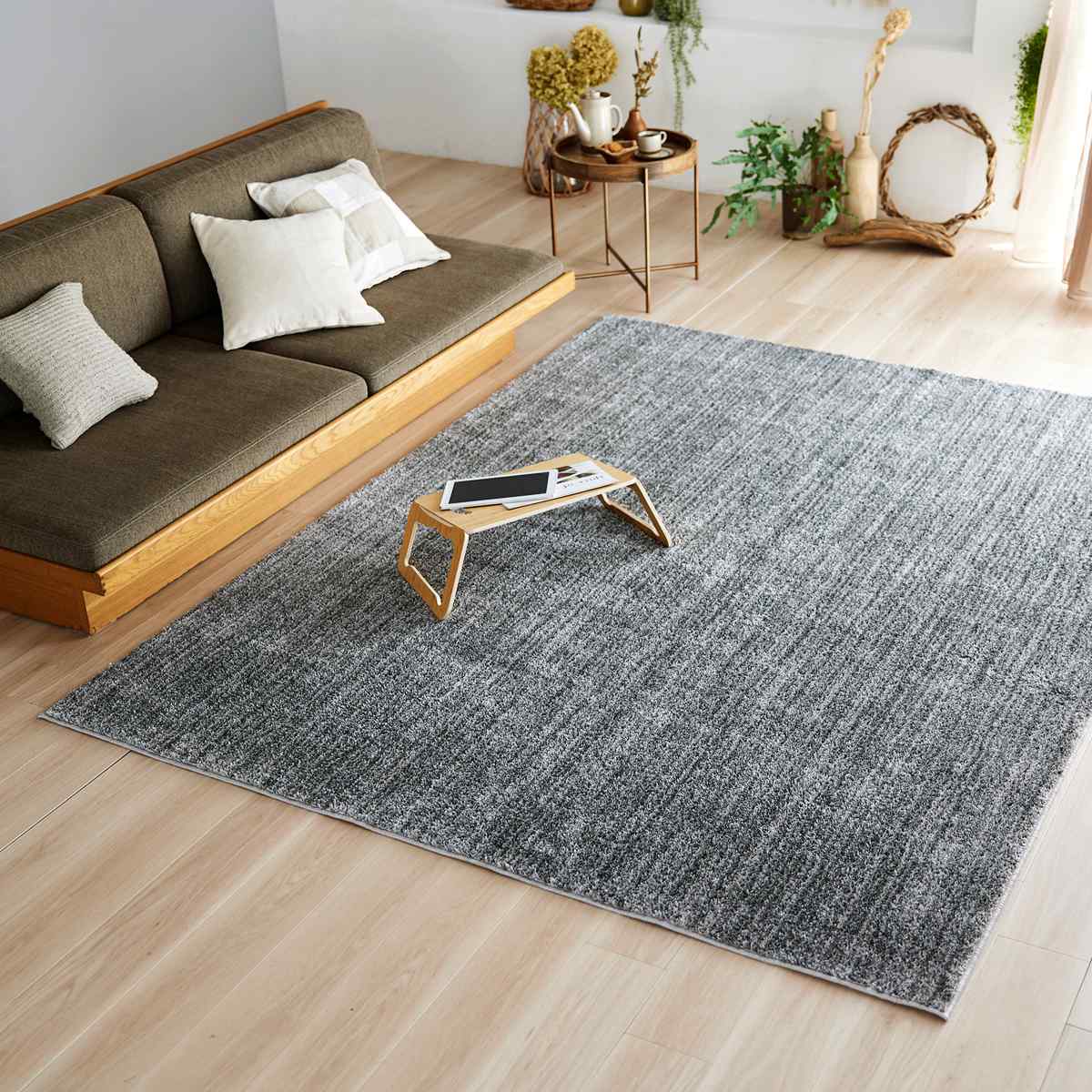 スミノエ ラグ エクリュ 190×240cm 洗える （ カーペット 絨毯 マット