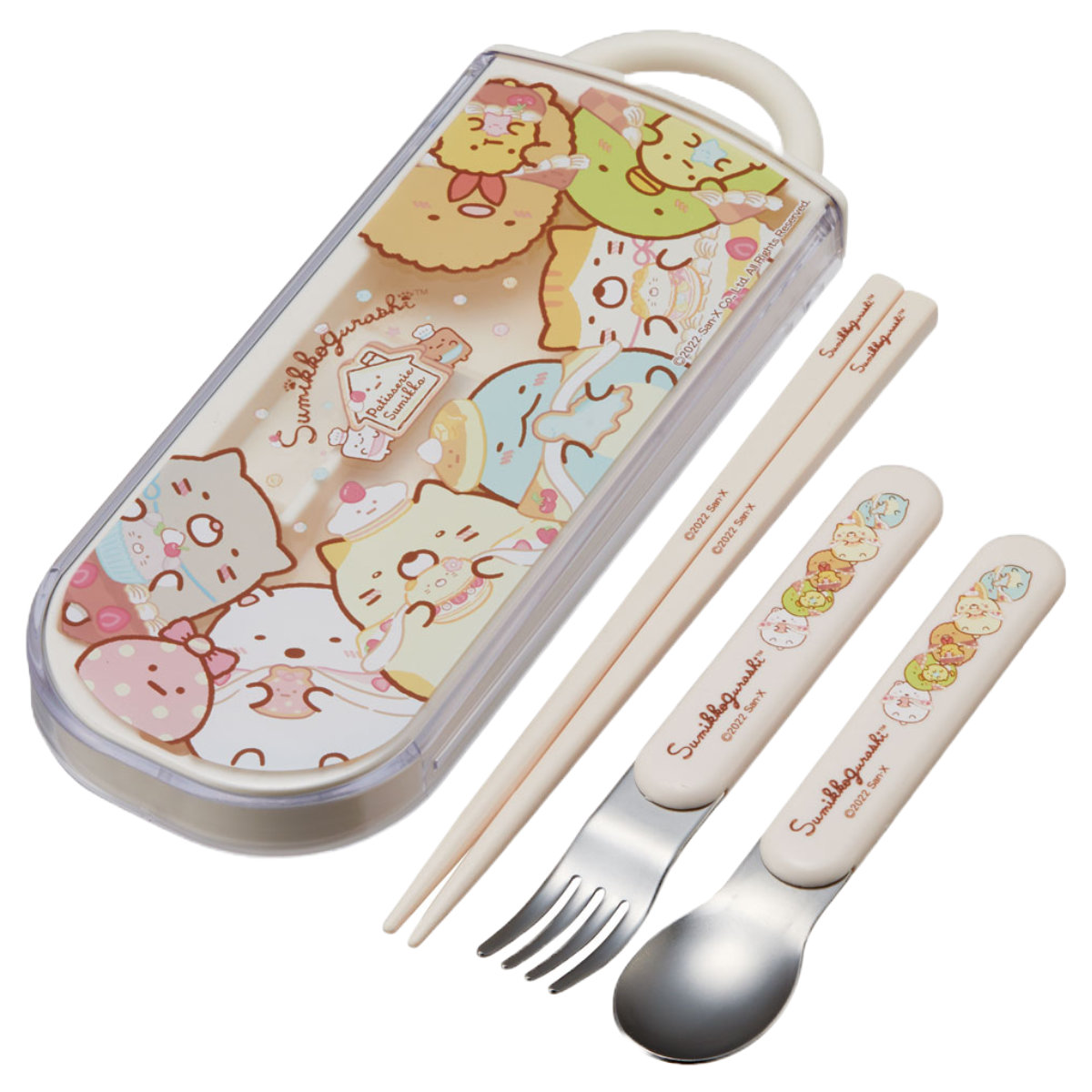 スケーター トリオセット 抗菌 箸 スプーン フォーク キャラクター