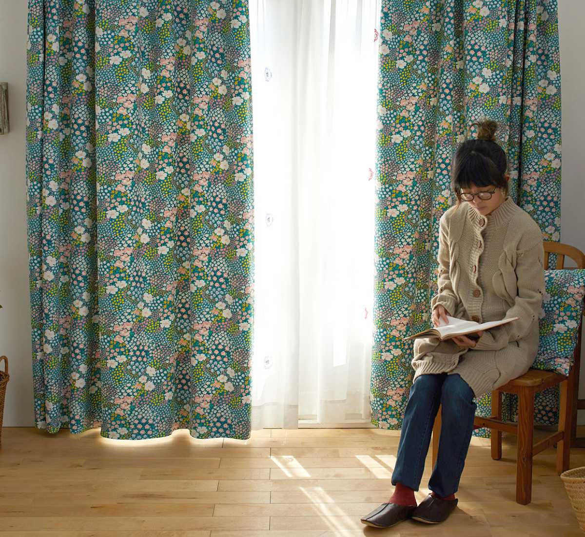 花柄 カーテン 水彩のおすすめ人気商品一覧 通販 - Yahoo!ショッピング