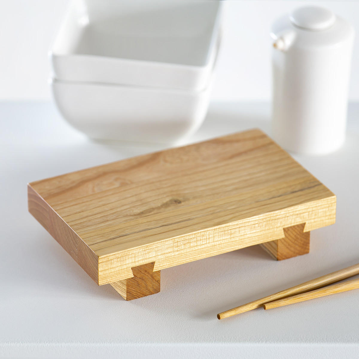 寿司下駄 M 18cm SUSHIGETA 天然木 （ 寿司盛り台 寿司ゲタ 盛台 盛り