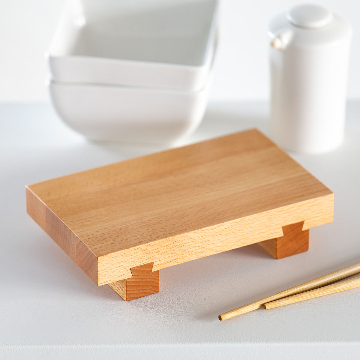 寿司下駄 M 18cm SUSHIGETA 天然木 （ 寿司盛り台 寿司ゲタ 盛台 盛り
