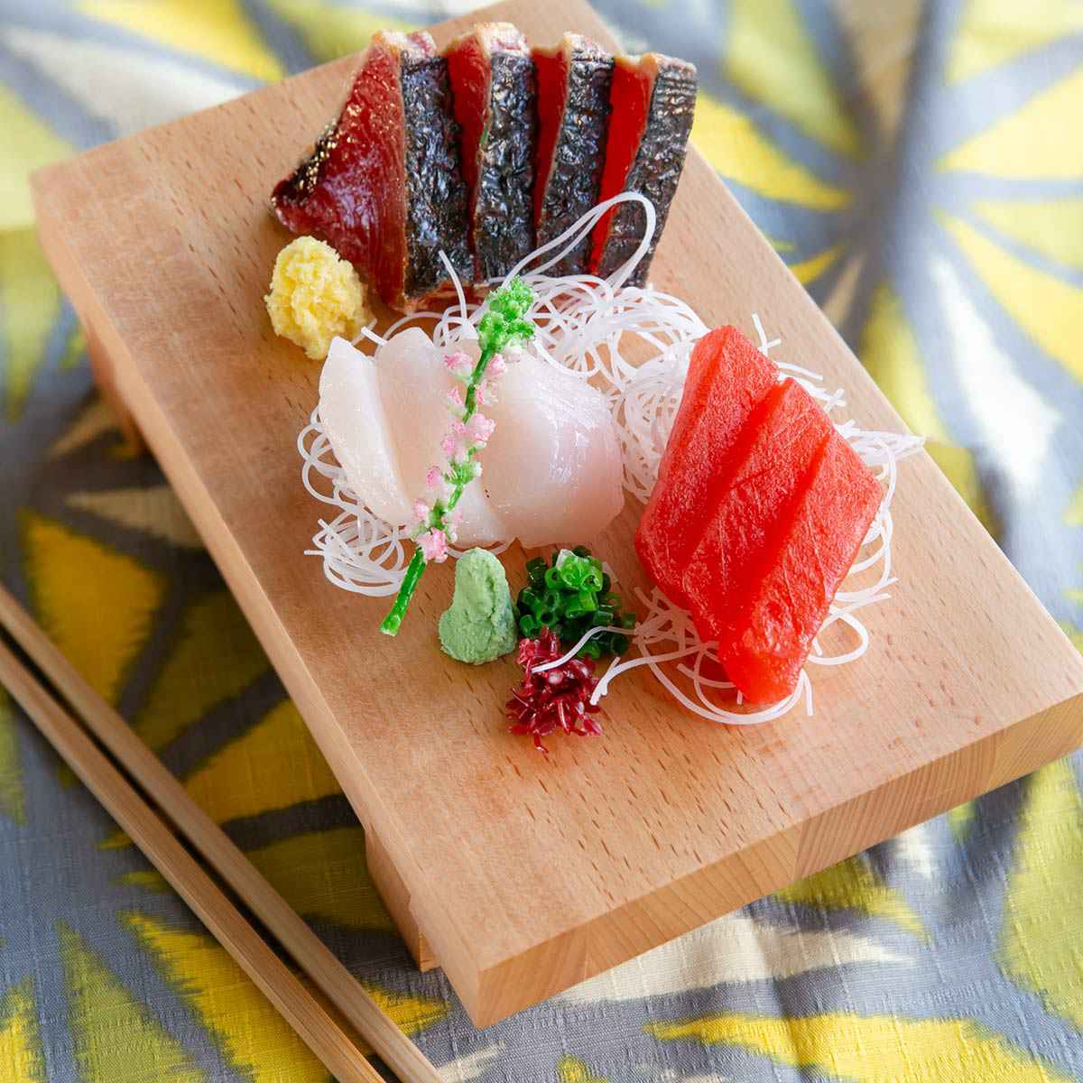 寿司下駄 L 22cm SUSHIGETA 天然木 （ 寿司盛り台 寿司ゲタ 盛台 盛り