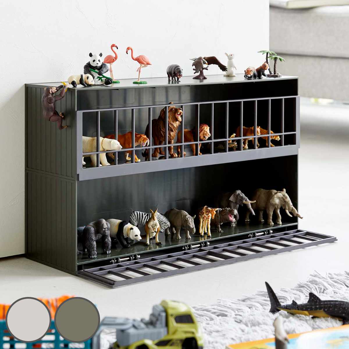 tower 山崎実業 恐竜収納ラック タワー （ 4903208058087 タワー