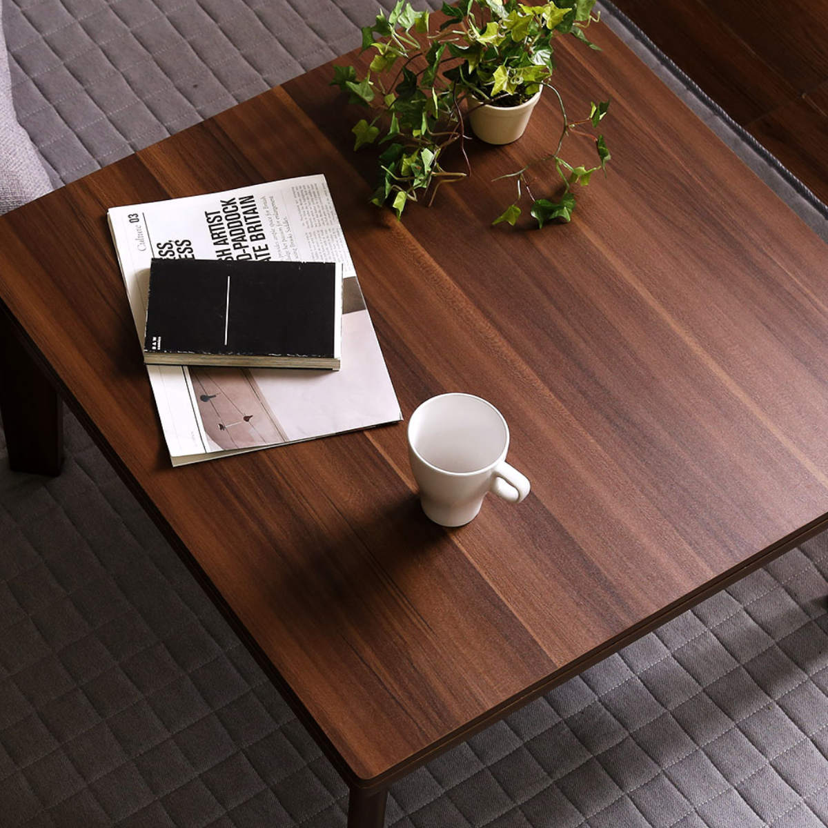 ホームテイスト（HOME taste） こたつ 幅70cm 木目調 テーブル