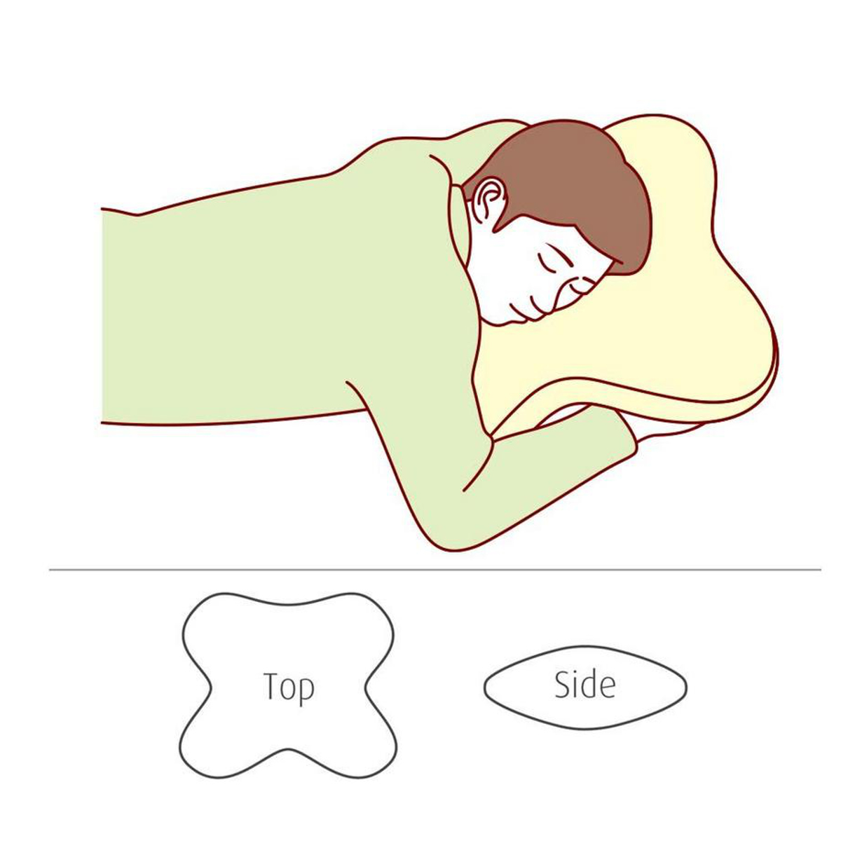 テンピュール 枕 オンブラシオピロー うつぶせ寝 （ TEMPUR まくら 化粧箱 肩こり 首こり 安眠 抗菌防臭 3年保証 ） | テンピュール | 05