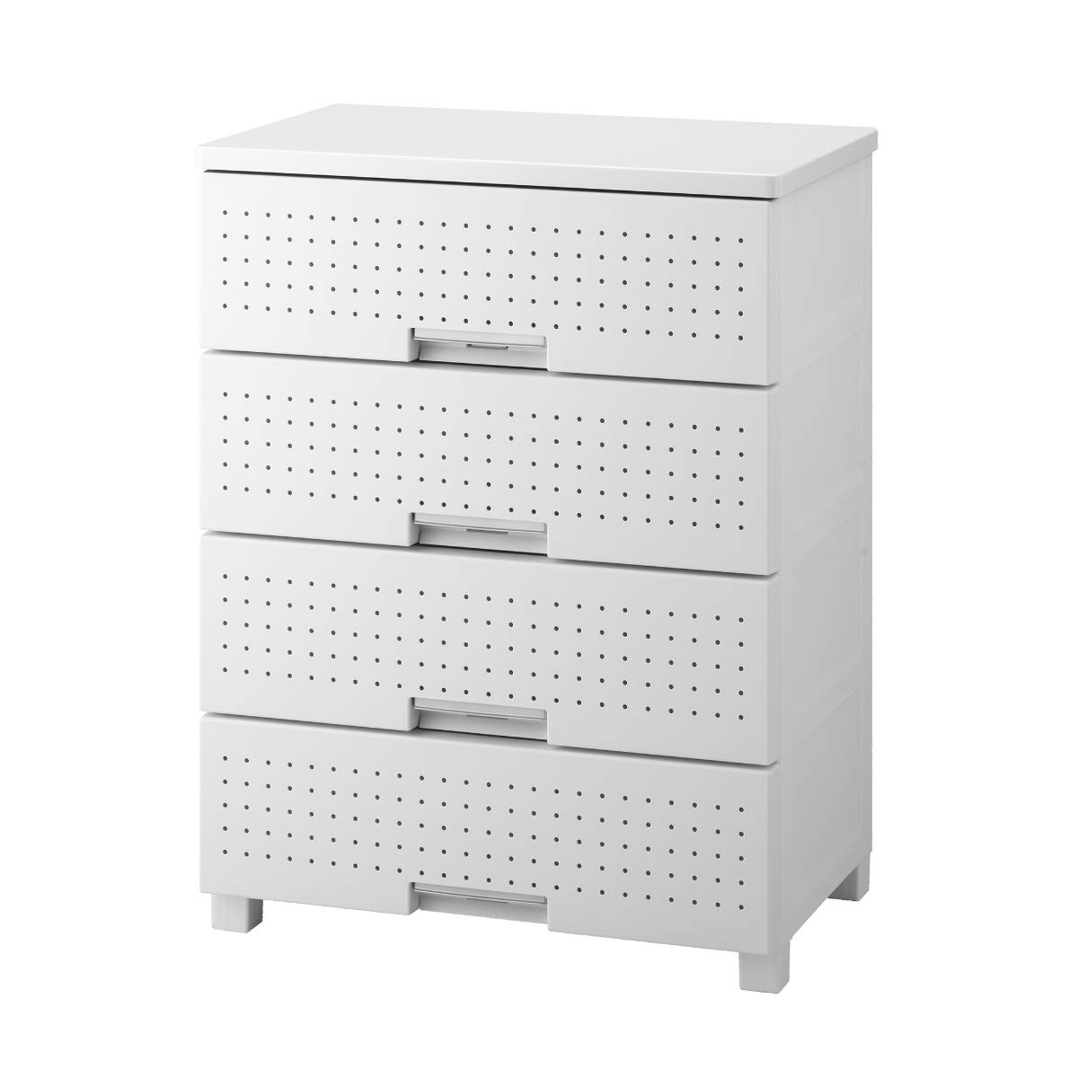 【28】天馬　fits　フィッツ　4段ウッドトップチェスト　プラスチックチェスト　たんす　タンス　押入れ収納　衣類収納 Fits チェスト フィッツプラス デコ 4段 幅65×奥行41×高さ85cm （ 収納