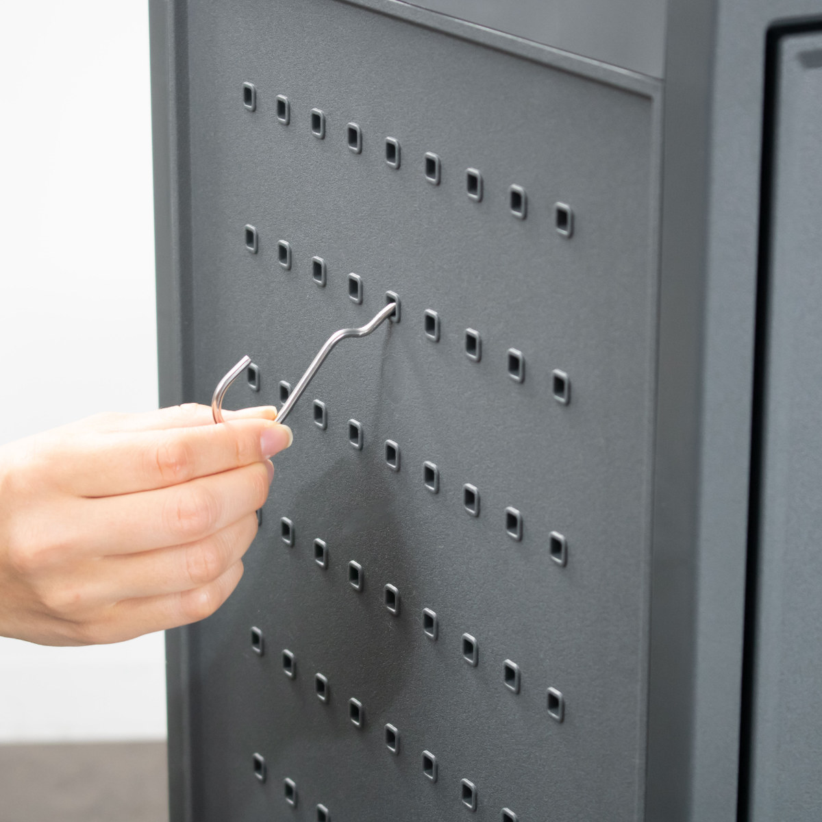 天馬 キャビネット VAZZO 2個セット 幅35.5×奥行35.5×高さ76.5cm ペグ