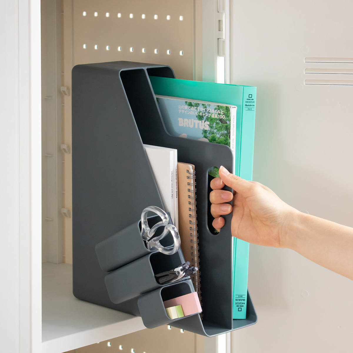 天馬 キャビネット VAZZO 2個セット 幅35.5×奥行35.5×高さ76.5cm ペグ