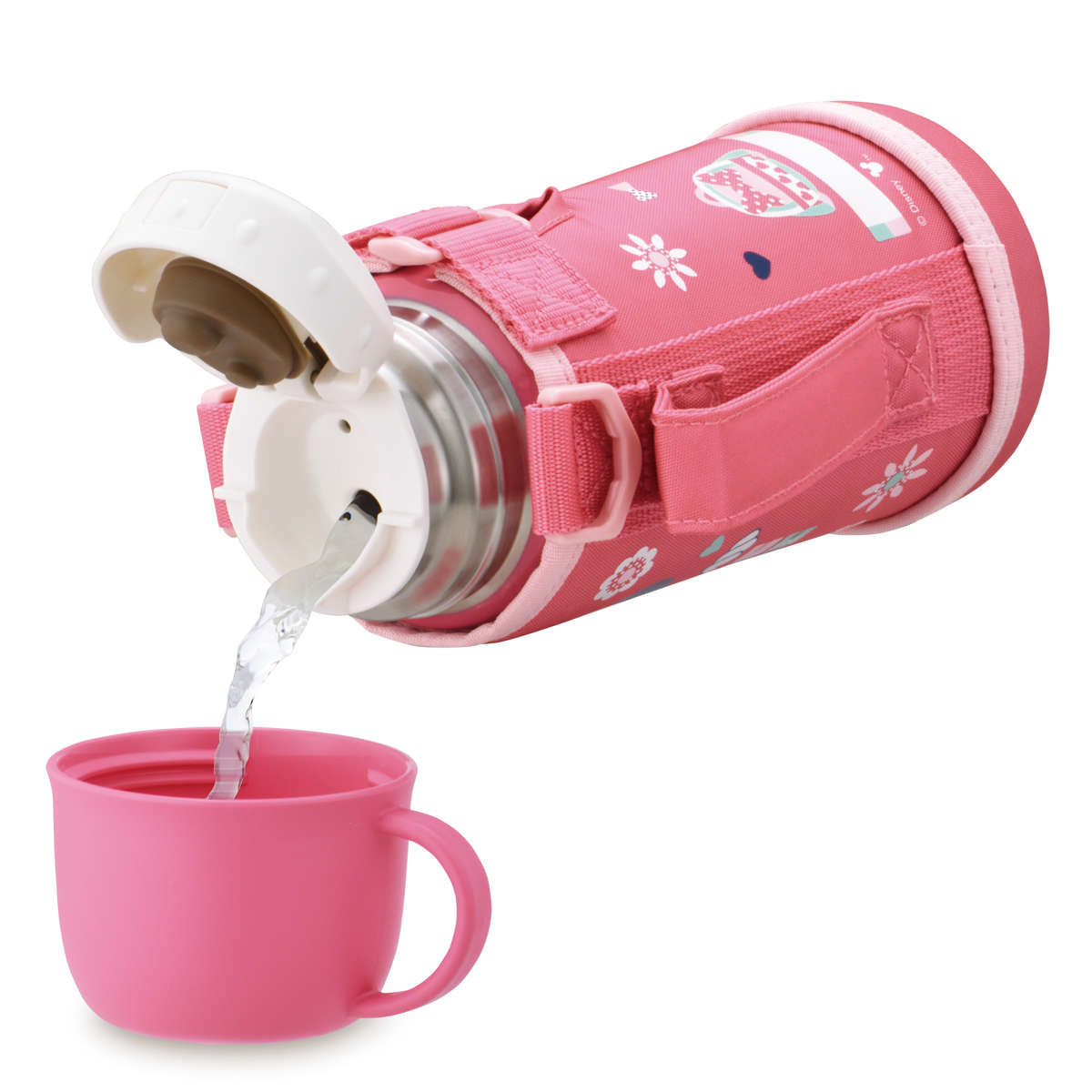 THERMOS（サーモス） 水筒 600ml 2way ストロー コップ ミッキーマウス