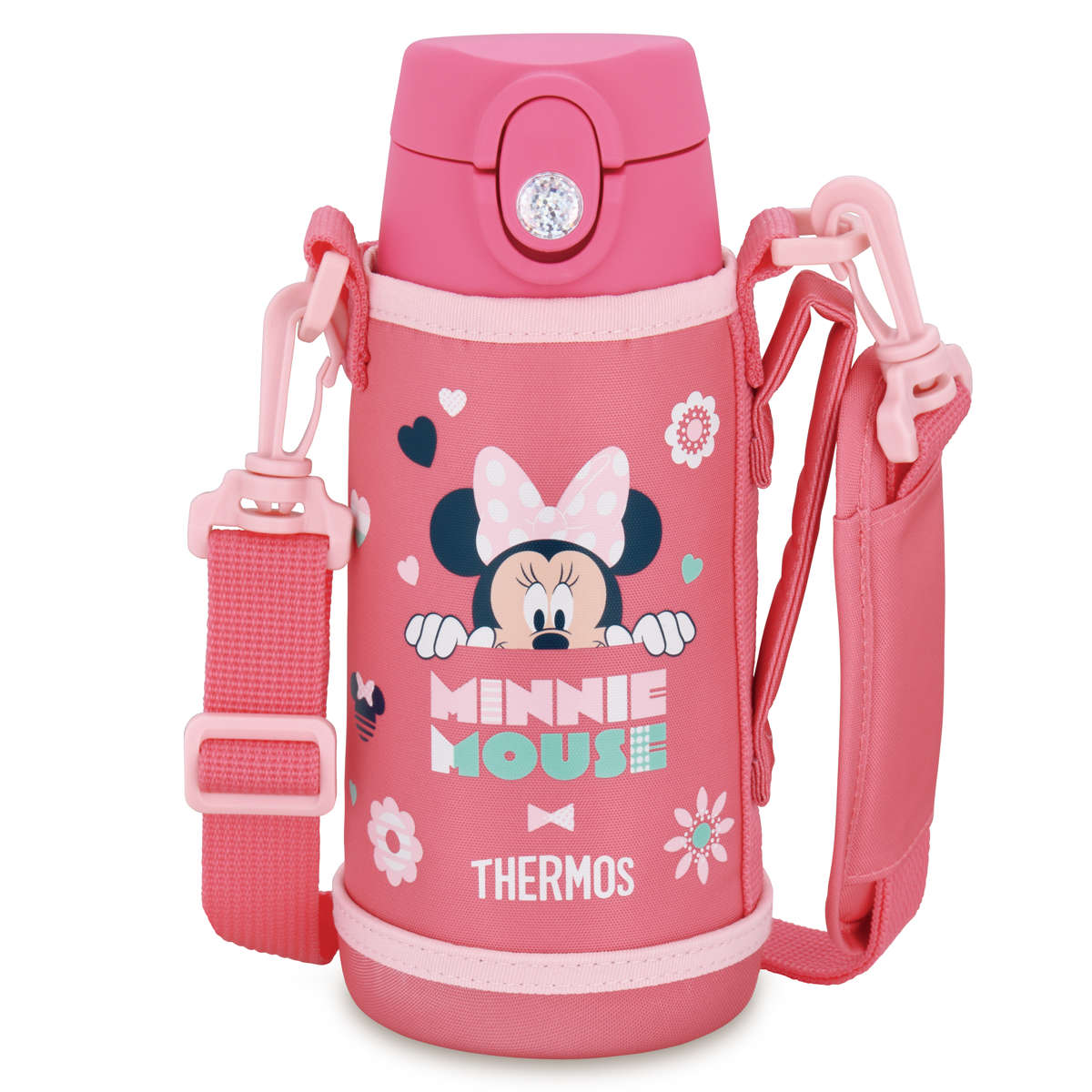 THERMOS（サーモス） 水筒 600ml 2way ストロー コップ ミッキーマウス
