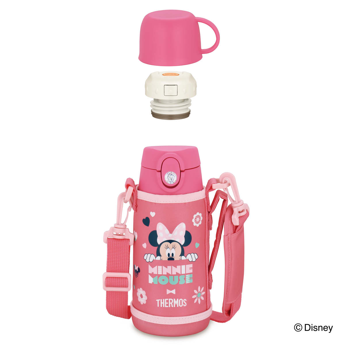 THERMOS（サーモス） 水筒 600ml 2way ストロー コップ ミッキーマウス