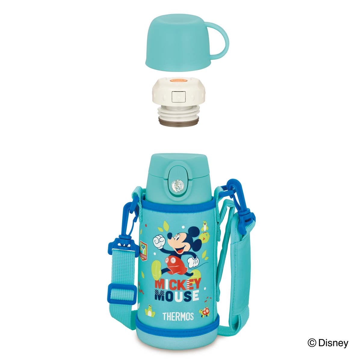 THERMOS（サーモス） 水筒 600ml 2way ストロー コップ ミッキーマウス