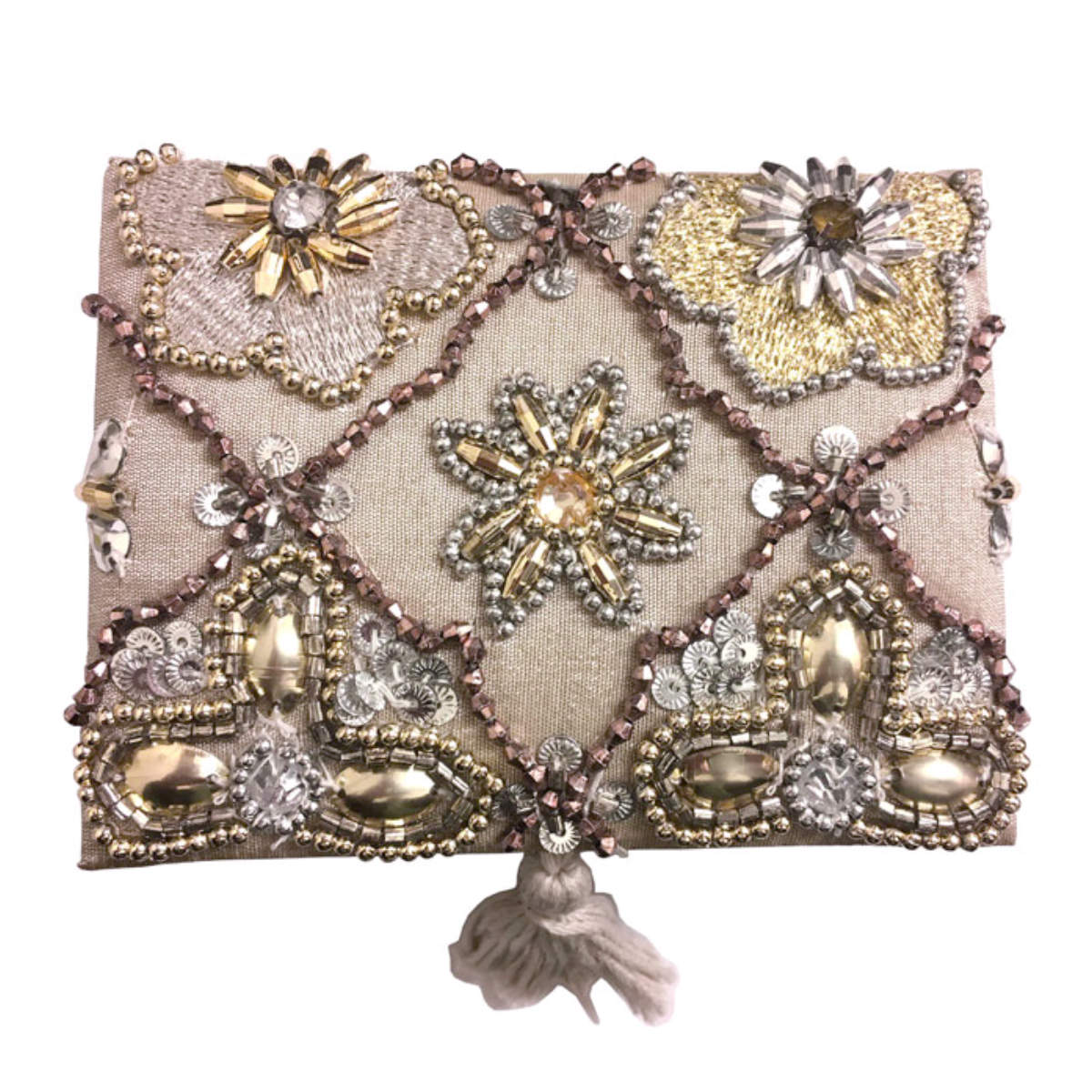 ジュエリーボックス ビーズ 刺繍 ケース ( ...の詳細画像5