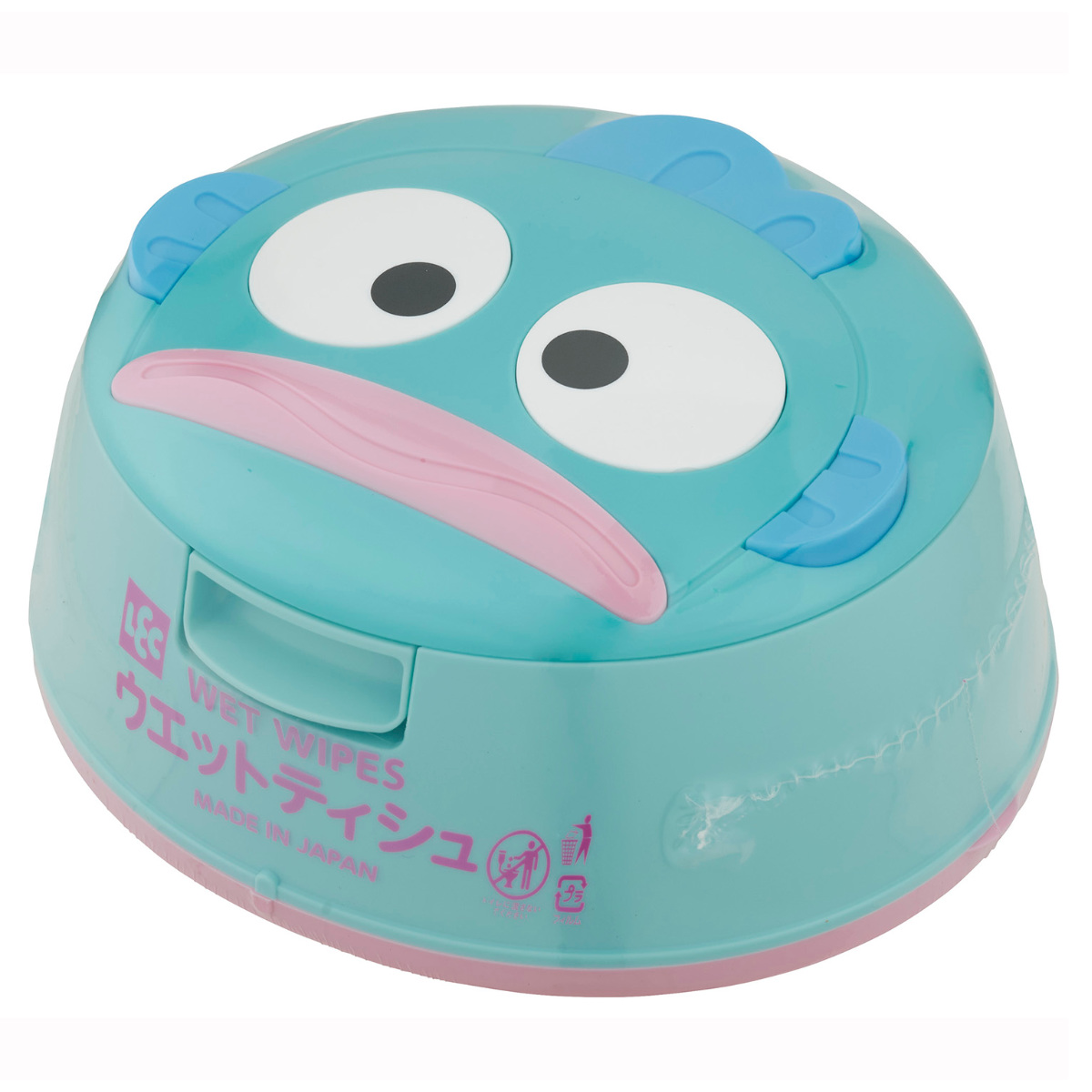 ウェットシート ハンギョドン ケース付き （ ウェットティッシュ ケース sanrio はんぎょどん ノンアルコール 無香料 ）