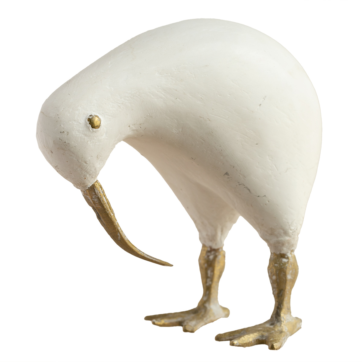 オブジェ キウイ Lサイズ マスコット 木製 （ キーウィ 鳥 かわいい 