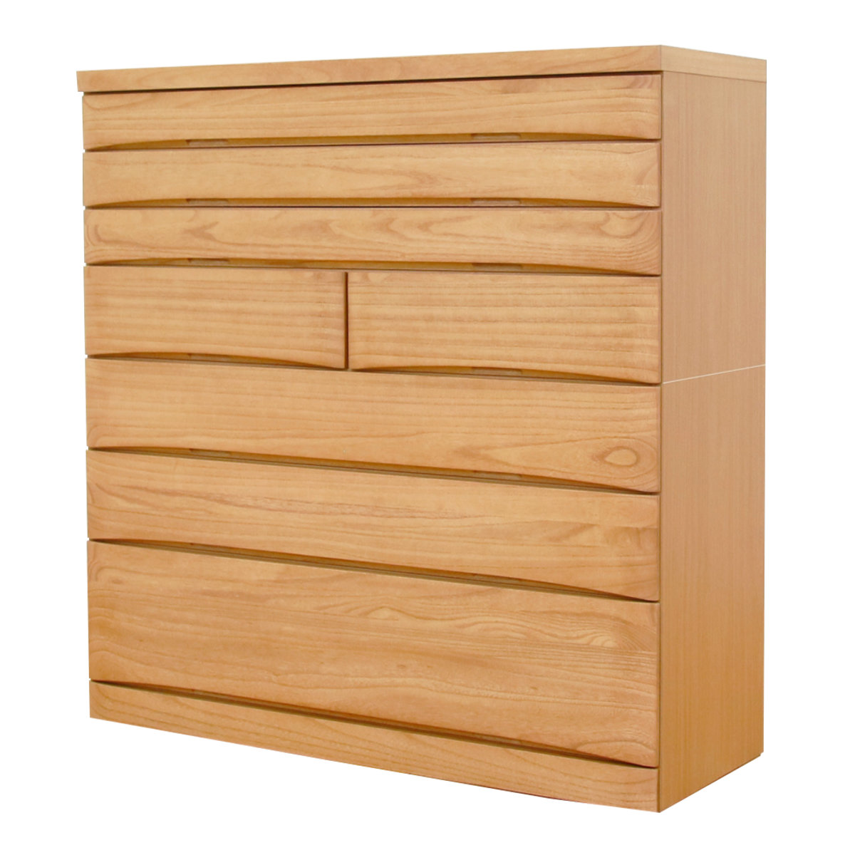 総桐チェスト 7段 1/3 丸田木工 総桐チェスト 7段 日本製 たんす 桐蔵 約幅118cm （ 開梱設置