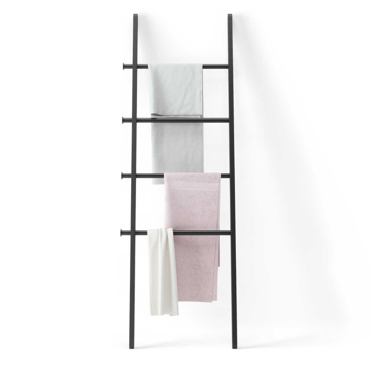 【特価】umbra タオルハンガ－ラダ－(黒) umbra タオルハンガー ラダーハンガー 衣類ハンガー ブラック リーナ