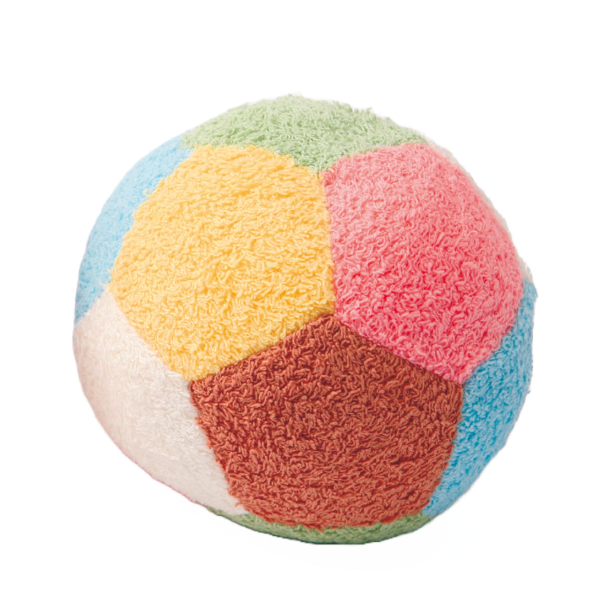 ボール すず入りサッカーボール おもちゃ 赤ちゃん 日本製 （ 綿100％ 知育玩具 玩具 ぬいぐるみ ふわふわ 子供 子ども ベビー カラフル ソフト ）
