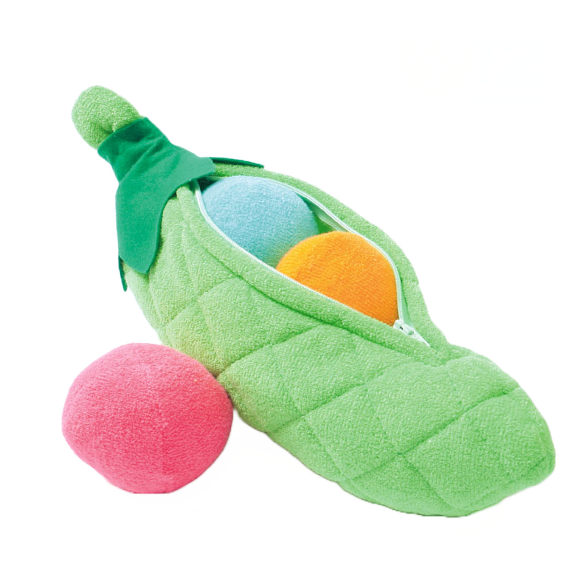 おもちゃ さやえんどう 小 知育 赤ちゃん 日本製 （ 綿100％ 知育玩具 玩具 ぬいぐるみ ふわふわ 子供 子ども ベビー 野菜 やさい ミニ ）