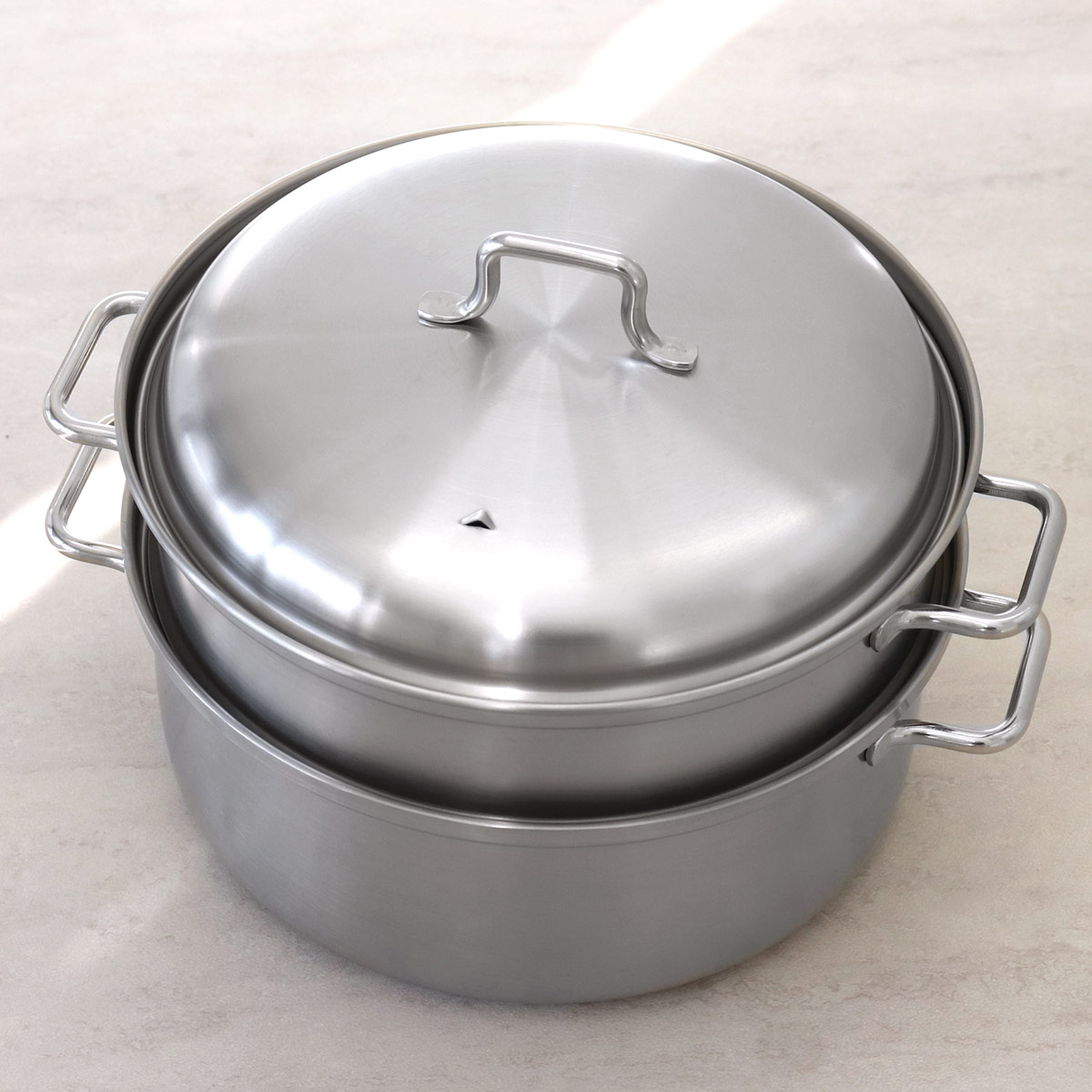 工房アイザワ ブラックピーマン 200V スチーマー 20cm （ 蒸し器 鍋